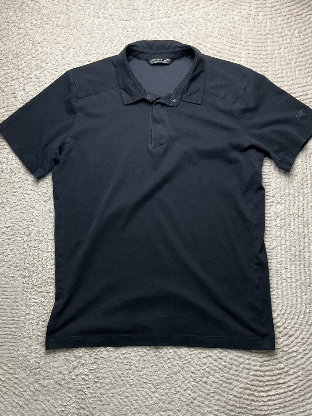 Arc'teryx Eris Polo Shirt Black Sapphire Medium